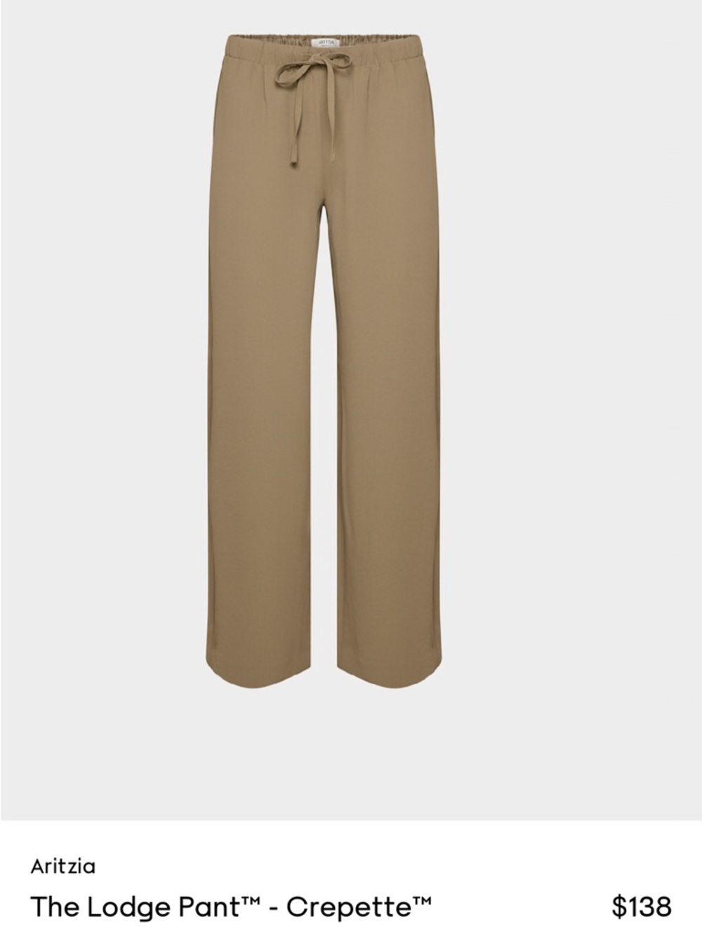Artizia the lodge pant-Crepette